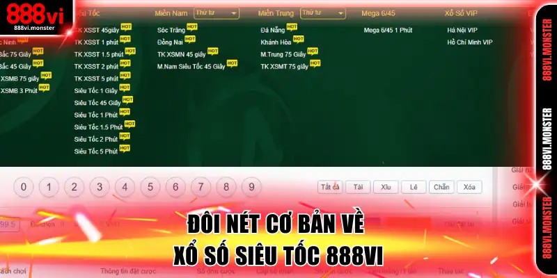 Đôi nét cơ bản về xổ số siêu tốc 888VI
